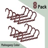 image:imageMr Pen Space Saving Hangers 8 pcs 360 Rotating Hooks  Magic Cascading Hanger Organizer with 5 Enclosed Slots Closet Organizers and Storage for ClothesMahogany