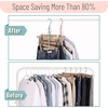 image:imageMr Pen Space Saving Hangers 8 pcs 360 Rotating Hooks  Magic Cascading Hanger Organizer with 5 Enclosed Slots Closet Organizers and Storage for ClothesBoho Colors