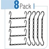 image:imageMr Pen Space Saving Hangers 8 pcs 360 Rotating Hooks  Magic Cascading Hanger Organizer with 5 Enclosed Slots Closet Organizers and Storage for ClothesBlack