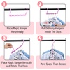 image:imageMr Pen Space Saving Hangers 8 pcs 360 Rotating Hooks  Magic Cascading Hanger Organizer with 5 Enclosed Slots Closet Organizers and Storage for ClothesPlayful Pop