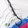 image:imageMr Pen Space Saving Hangers 8 pcs 360 Rotating Hooks  Magic Cascading Hanger Organizer with 5 Enclosed Slots Closet Organizers and Storage for ClothesBlack