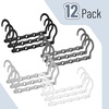 image:imageMr Pen Space Saving Hangers for Clothes 12 pcs 4  Plastic Multi Clothes Hangers Space Saving 5 Slots 360 Rotating HooksMixed Colors