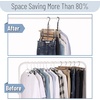 image:imageMr Pen Space Saving Hangers for Clothes 12 pcs 4  Plastic Multi Clothes Hangers Space Saving 5 Slots 360 Rotating HooksMixed Colors
