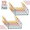 image:imageMr Pen Space Saving Hangers for Clothes 12 pcs 4  Plastic Multi Clothes Hangers Space Saving 5 Slots 360 Rotating HooksPastel Horizon
