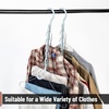 image:imageMr Pen Space Saving Hangers for Clothes 12 pcs 4  Plastic Multi Clothes Hangers Space Saving 5 Slots 360 Rotating HooksPastel Horizon