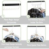 image:imageMr Pen Space Saving Hangers for Clothes 12 pcs White  Plastic Multi Clothes Hangers Space Saving 6 Slots 360 Rotating Hooks