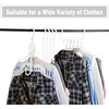 image:imageMr Pen Space Saving Hangers for Clothes 20 pcs White  Plastic Multi Clothes Hangers Space Saving 6 Slots 360 Rotating Hooks