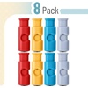 image:imageMr Pen Squeeze and Lock Bread Bag Clips 24 Inch 8 Pack  Multicolor Squeeze Lock Clips Reusable Bag Closures for Bread Snacks Coffee Food Storage Fits Thick and Thin BagsCandy Colors