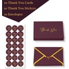 image:imageMr Pen Thank You Cards with Envelopes 20 Pack 5 Design  Thank You Note Blank Inside Thank Cards with EnvelopesDark Red