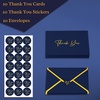 image:imageMr Pen Thank You Cards with Envelopes 20 Pack 5 Design  Thank You Note Blank Inside Thank Cards with EnvelopesNavy Blue
