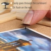 image:imageMr Pen Thumb Tack 500 Pack Black Flat Push Pins Bulk  Metal Roundness Push Pins Office Tacks for Corkboard Hanging Maps Poster Picture and Creating Different Art ProjectBlack