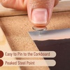 image:imageMr Pen Thumb Tack 500 Pack Black Flat Push Pins Bulk  Metal Roundness Push Pins Office Tacks for Corkboard Hanging Maps Poster Picture and Creating Different Art ProjectBoho Decorative