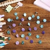 image:imageMr Pen Thumb Tack 500 Pack Black Flat Push Pins Bulk  Metal Roundness Push Pins Office Tacks for Corkboard Hanging Maps Poster Picture and Creating Different Art ProjectPurple Style