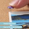 image:imageMr Pen Thumb Tack 500 Pack Black Flat Push Pins Bulk  Metal Roundness Push Pins Office Tacks for Corkboard Hanging Maps Poster Picture and Creating Different Art ProjectPurple Style