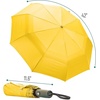 image:imageMr Pen Windproof Travel Umbrella Small WaterResistant Automatic Folding Umbrella for Rain and Sun Light Compact and Portable for Women amp Men Fits Car amp BackpackYellow