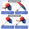 image:imageMr Pen Windproof Travel Umbrella Small WaterResistant Automatic Folding Umbrella for Rain and Sun Light Compact and Portable for Women amp Men Fits Car amp BackpackRainbow Ray