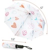 image:imageMr Pen Windproof Travel Umbrella Small WaterResistant Automatic Folding Umbrella for Rain and Sun Light Compact and Portable for Women amp Men Fits Car amp BackpackDoodle Art