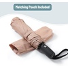 image:imageMr Pen Windproof Travel Umbrella Small WaterResistant Automatic Folding Umbrella for Rain and Sun Light Compact and Portable for Women amp Men Fits Car amp BackpackNude Beige