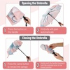 image:imageMr Pen Windproof Travel Umbrella Small WaterResistant Automatic Folding Umbrella for Rain and Sun Light Compact and Portable for Women amp Men Fits Car amp BackpackBoho