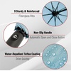 image:imageMr Pen Windproof Travel Umbrella Small WaterResistant Automatic Folding Umbrella for Rain and Sun Light Compact and Portable for Women amp Men Fits Car amp BackpackLight Cyan