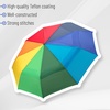 image:imageMr Pen Windproof Travel Umbrella Small WaterResistant Automatic Folding Umbrella for Rain and Sun Light Compact and Portable for Women amp Men Fits Car amp BackpackRainbow Ray