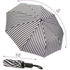 image:imageMr Pen Windproof Travel Umbrella Small WaterResistant Automatic Folding Umbrella for Rain and Sun Light Compact and Portable for Women amp Men Fits Car amp BackpackZebra Stripes