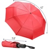 image:imageMr Pen Windproof Travel Umbrella Small WaterResistant Automatic Folding Umbrella for Rain and Sun Light Compact and Portable for Women amp Men Fits Car amp BackpackRadiant Rouge