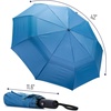 image:imageMr Pen Windproof Travel Umbrella Small WaterResistant Automatic Folding Umbrella for Rain and Sun Light Compact and Portable for Women amp Men Fits Car amp BackpackBlue