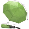 image:imageMr Pen Windproof Travel Umbrella Small WaterResistant Automatic Folding Umbrella for Rain and Sun Light Compact and Portable for Women amp Men Fits Car amp BackpackLush Leaf