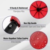 image:imageMr Pen Windproof Travel Umbrella Small WaterResistant Automatic Folding Umbrella for Rain and Sun Light Compact and Portable for Women amp Men Fits Car amp BackpackFiery Red