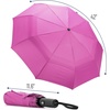 image:imageMr Pen Windproof Travel Umbrella Small WaterResistant Automatic Folding Umbrella for Rain and Sun Light Compact and Portable for Women amp Men Fits Car amp BackpackPink Blossom