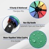 image:imageMr Pen Windproof Travel Umbrella Small WaterResistant Automatic Folding Umbrella for Rain and Sun Light Compact and Portable for Women amp Men Fits Car amp BackpackRainbow Ray