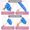 image:imageMr Pen Windproof Travel Umbrella Small WaterResistant Automatic Folding Umbrella for Rain and Sun Light Compact and Portable for Women amp Men Fits Car amp BackpackAzure Blue