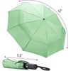 image:imageMr Pen Windproof Travel Umbrella Small WaterResistant Automatic Folding Umbrella for Rain and Sun Light Compact and Portable for Women amp Men Fits Car amp BackpackLight Green