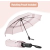 image:imageMr Pen Windproof Travel Umbrella Small WaterResistant Automatic Folding Umbrella for Rain and Sun Light Compact and Portable for Women amp Men Fits Car amp BackpackRos Whisper
