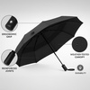 image:imageMr Pen Windproof Travel Umbrella Small WaterResistant Automatic Folding Umbrella for Rain and Sun Light Compact and Portable for Women amp Men Fits Car amp BackpackBlack