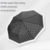 image:imageMr Pen Windproof Travel Umbrella Small WaterResistant Automatic Folding Umbrella for Rain and Sun Light Compact and Portable for Women amp Men Fits Car amp BackpackBlack Polka Dots