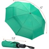 image:imageMr Pen Windproof Travel Umbrella Small WaterResistant Automatic Folding Umbrella for Rain and Sun Light Compact and Portable for Women amp Men Fits Car amp BackpackSpring Green