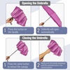 image:imageMr Pen Windproof Travel Umbrella Small WaterResistant Automatic Folding Umbrella for Rain and Sun Light Compact and Portable for Women amp Men Fits Car amp BackpackViolet