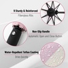 image:imageMr Pen Windproof Travel Umbrella Small WaterResistant Automatic Folding Umbrella for Rain and Sun Light Compact and Portable for Women amp Men Fits Car amp BackpackPink Stripes
