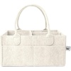 image:imageMr Pen Baby Diaper Caddy Organizer Beige Medium  Nursery Storage Bin and Car Organizer for Diapers and Baby WipesBeige