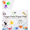 image:imageMr Pen Finger Paint Paper Pad for Kids 11 x 14 Inches 22 Sheets  Premium Heavyweight White Glossy Paper Art Paper for Vibrant Finger Painting and Craft Projects11x14 Inch Pack of 22