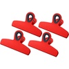 image:imageMr Pen Magnetic Bag Clips 4 Pack 5 Wide  Heavy Duty Chip Clips for Food Storage Durable Plastic with Strong Magnet NonSlip Grip for Fridge Snacks Kitchen OfficeRed