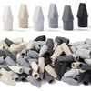 image:imageMr Pen Pencil Top Erasers 120 Pack LatexFree NoSmudge  Cap Pencil Erasers for Precise Erasing Kids Teachers Studying Supplies Vibrant ColorsGrayscale