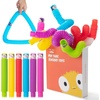 image:imageMr Pen Pop Tubes Sensory Toys 6 Pack Large Pop Tubes