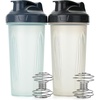 image:imageMr Pen Protein Shaker Bottles 2 Pack 28 oz  Shaker Bottles with LeakProof FlipTop Lid Wire Whisk Ball for Smooth Mixing Ideal for Protein Shakes SmoothiesClear