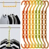 image:imageMr Pen Space Saving Hangers 8 pcs 360 Rotating Hooks  Magic Cascading Hanger Organizer with 5 Enclosed Slots Closet Organizers and Storage for ClothesAutumn Colors