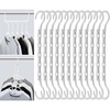 image:imageMr Pen Space Saving Hangers for Clothes 12 pcs 4  Plastic Multi Clothes Hangers Space Saving 5 Slots 360 Rotating HooksWhite