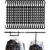 image:imageMr Pen Space Saving Hangers for Clothes 20 pcs Black  Plastic Multi Clothes Hangers Space Saving 6 Slots 360 Rotating Hooks106 inches W x 45 inches H