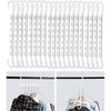 image:imageMr Pen Space Saving Hangers for Clothes 20 pcs White  Plastic Multi Clothes Hangers Space Saving 6 Slots 360 Rotating Hooks